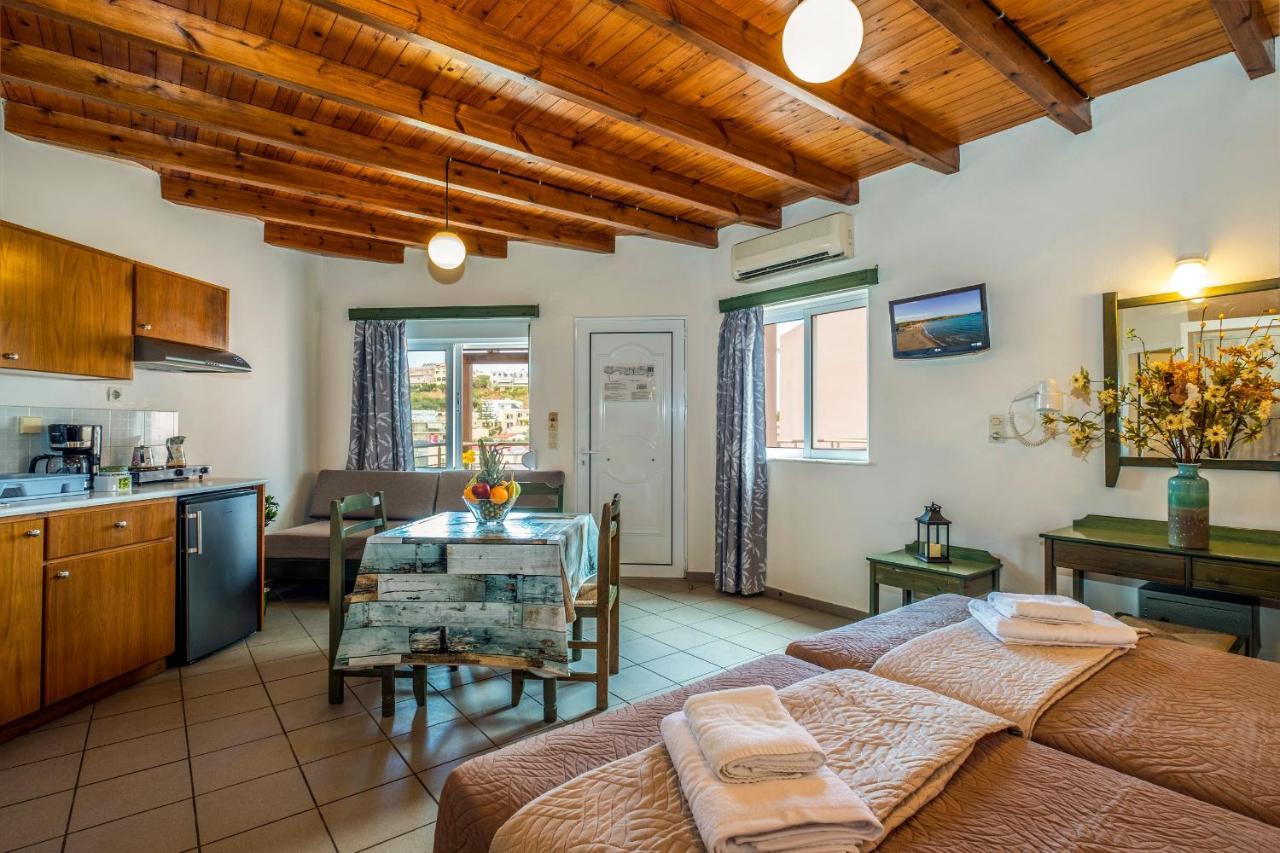 Theos Village Apartments Kato Daratso Esterno foto