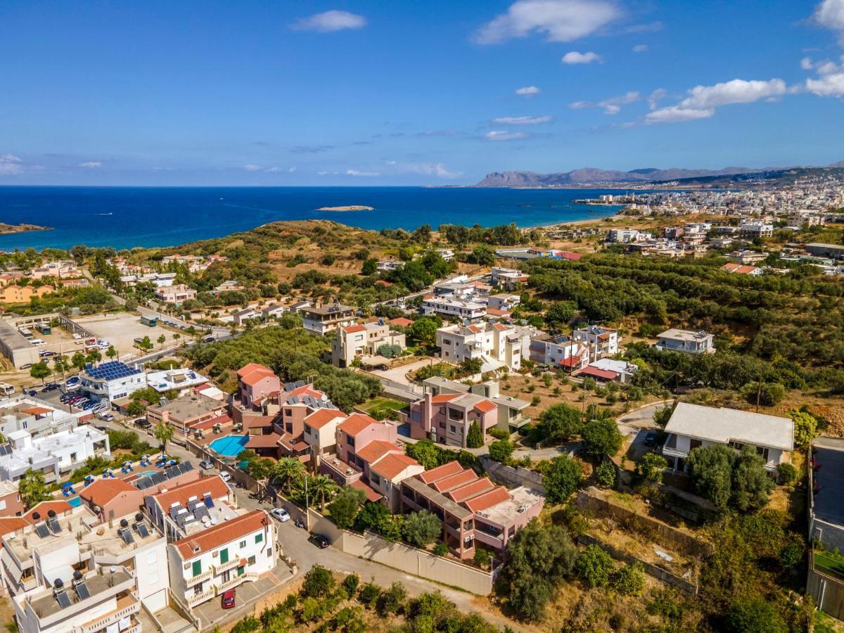 Theos Village Apartments Kato Daratso Esterno foto