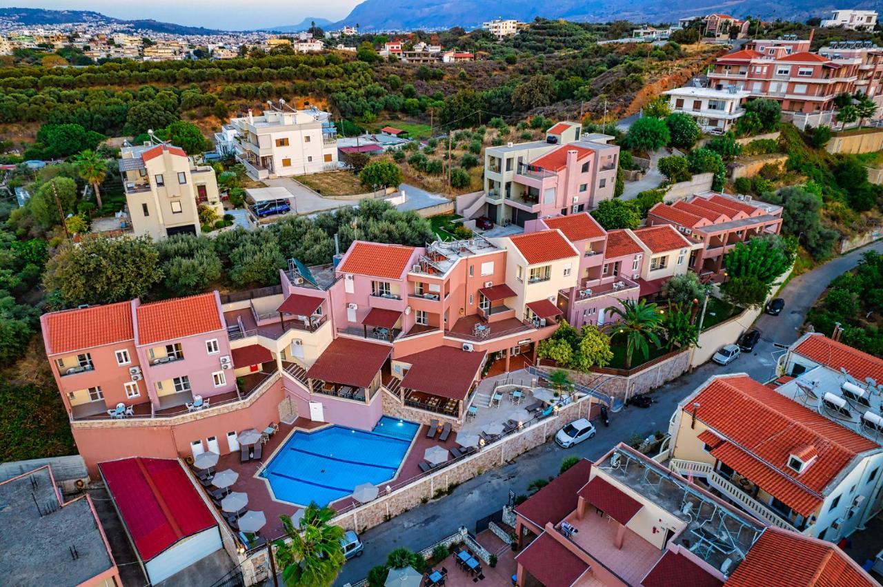 Theos Village Apartments Kato Daratso Esterno foto