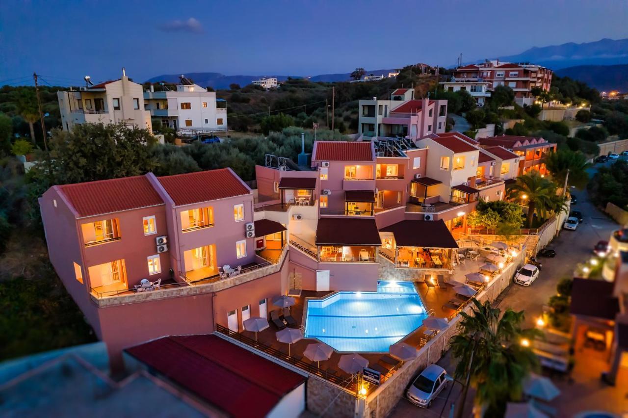 Theos Village Apartments Kato Daratso Esterno foto