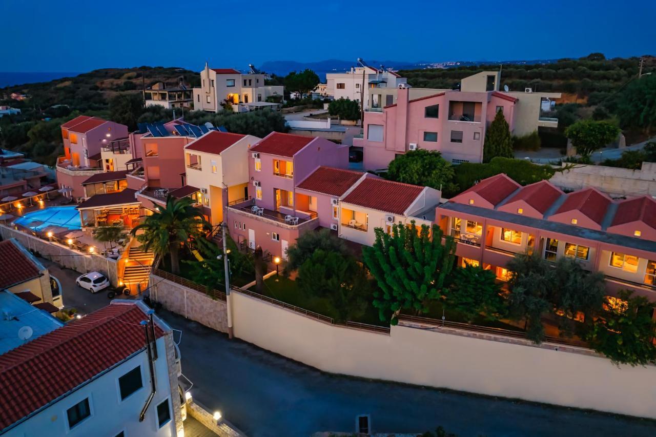Theos Village Apartments Kato Daratso Esterno foto