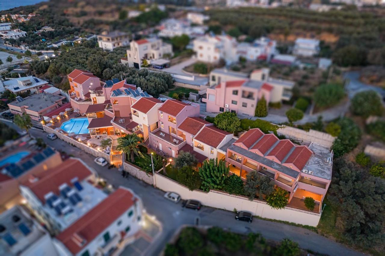 Theos Village Apartments Kato Daratso Esterno foto