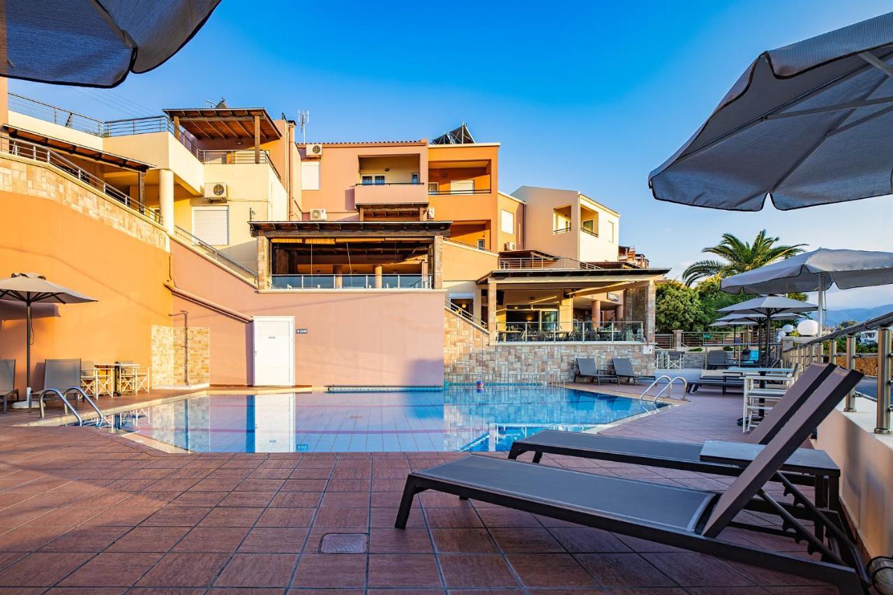 Theos Village Apartments Kato Daratso Esterno foto